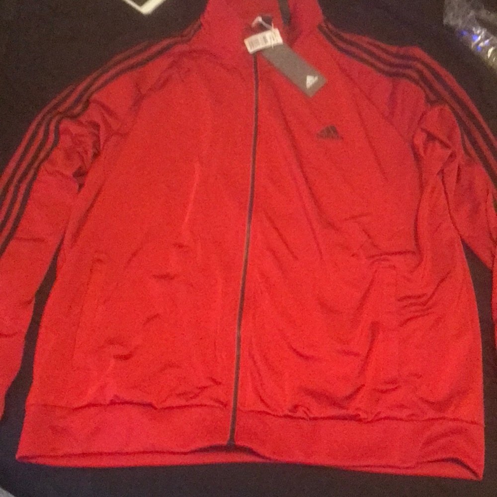 Adidas Red Track Jacket USA 2xL